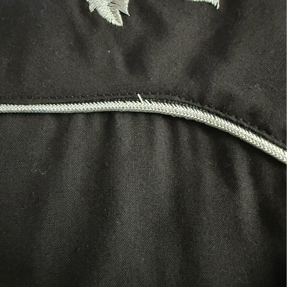 Ely Country Charmers Western Snap Shirt XL Black Red Rose Embroidered - Picture 8 of 8